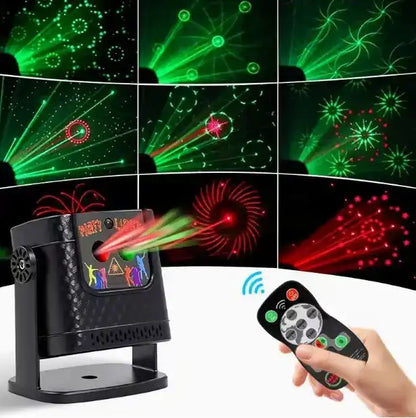 Projecteur Laser Disco 60 Effets | Mode Musical | Télécommande | Soirées, Gaming & Karaoké