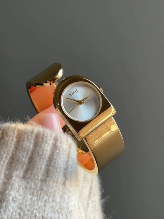 Montre Quartz Bracelet Dorée